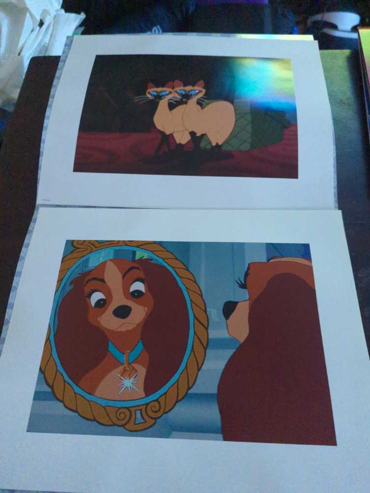 Disney Lithograph Set: Lady And The Tramp  art collectible - Main Image 4