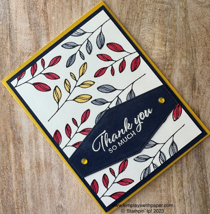 Layering Leaves - Stampin’ Up! art collectible [Barcode 161277] - Main Image 3