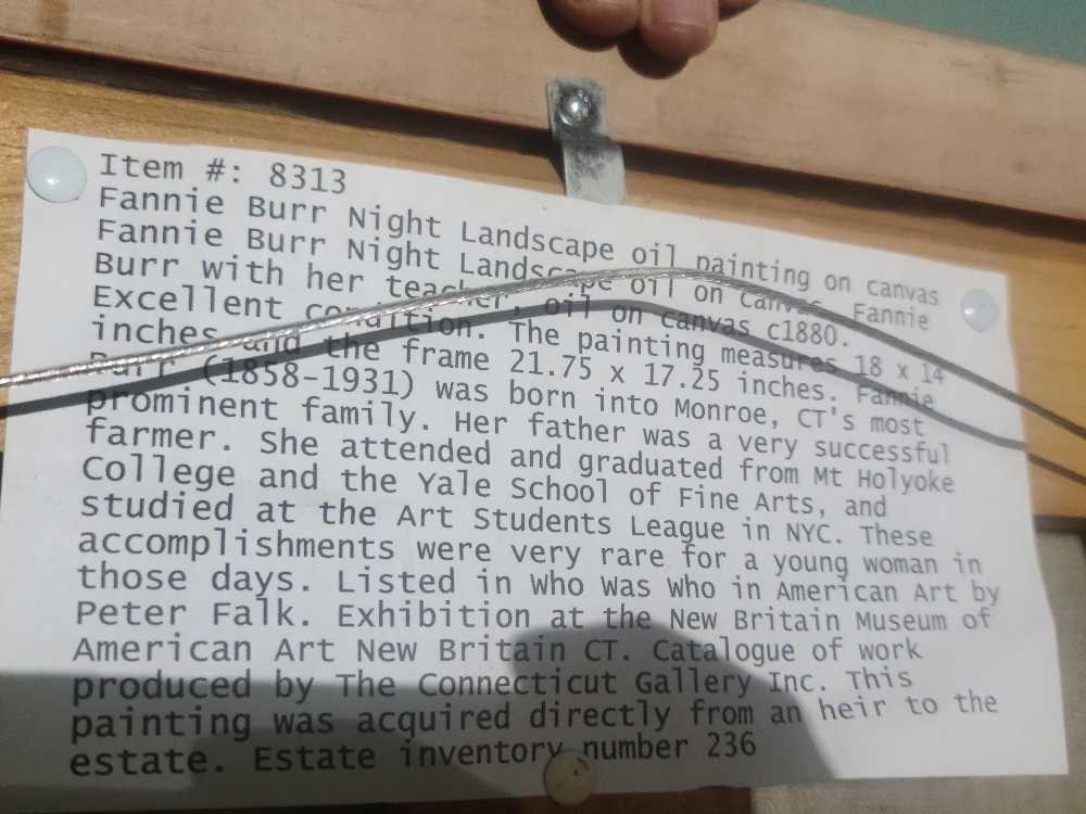 Night Landscape - Fannie Burr art collectible - Main Image 2