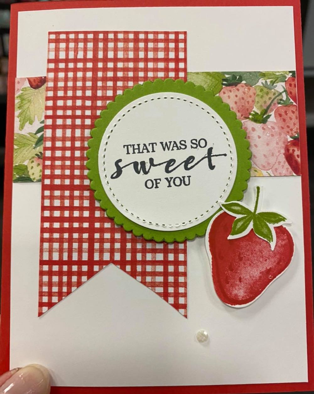 Stampin’ Up! sweet strawberry - Stampin’ Up! art collectible [Barcode 154394] - Main Image 2