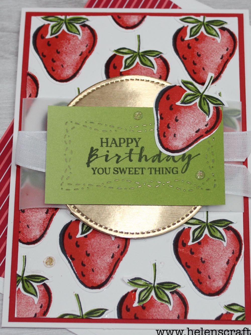 Stampin’ Up! sweet strawberry - Stampin’ Up! art collectible [Barcode 154394] - Main Image 3
