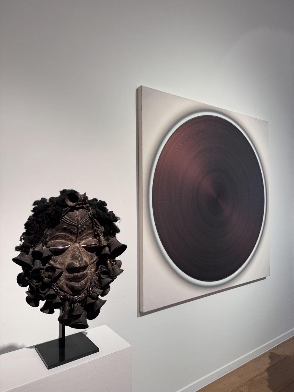 Central Form - Purple Dancing With Orange And Green - Robert Schaberl art collectible - Main Image 3