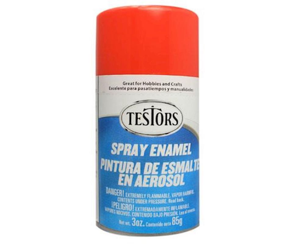 Testors Spray Enamel 3oz Gloss Red  art collectible [Barcode 075611120300] - Main Image 2