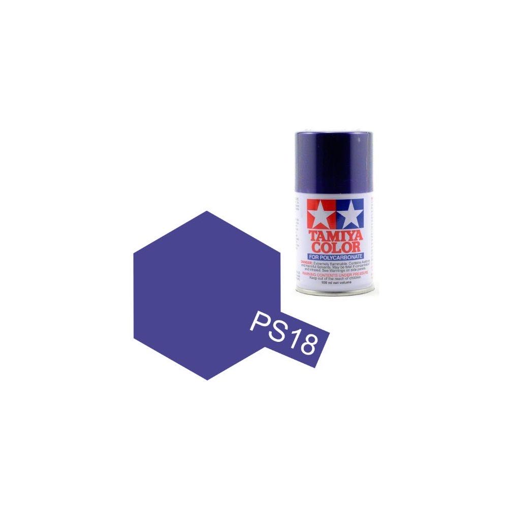 Tamiya 86018 Ps-18 Metallic Purple Spray Paint 100ml Spray Can  art collectible [Barcode 4950344994380] - Main Image 2