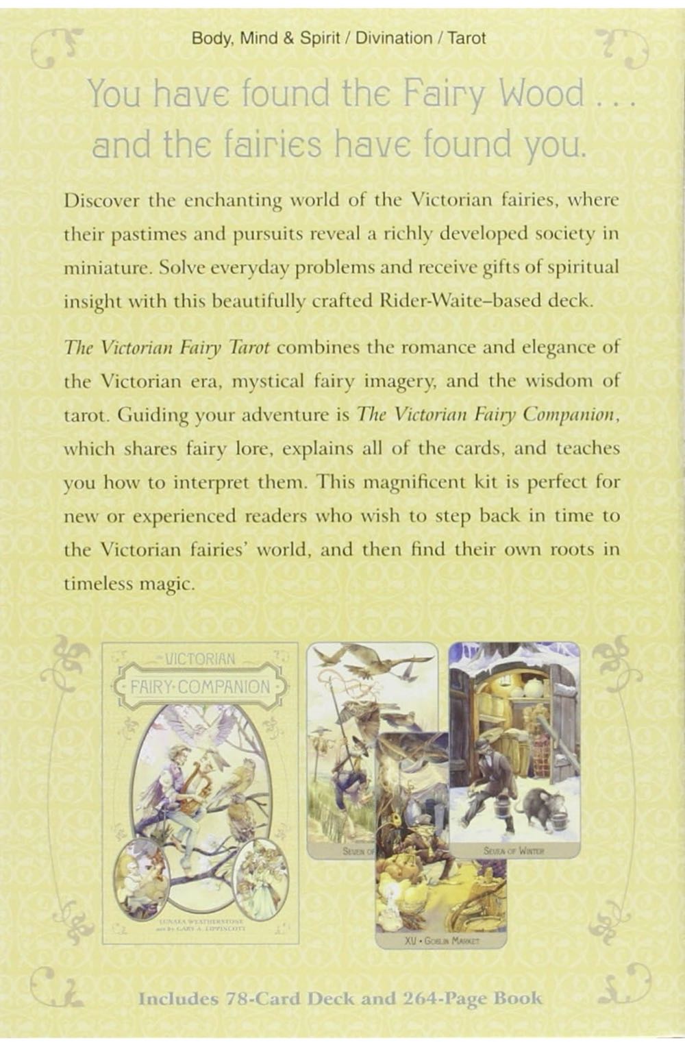 The Victorian Fairy Tarot By Lunaea Weatherstone Weatherstone Gary Tarot: A. Lippincott Tarot  art collectible [Barcode 9780738731315] - Main Image 2