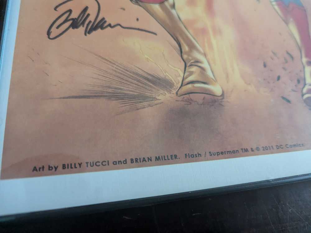 Flash/Superman - Billy Tucci art collectible - Main Image 2