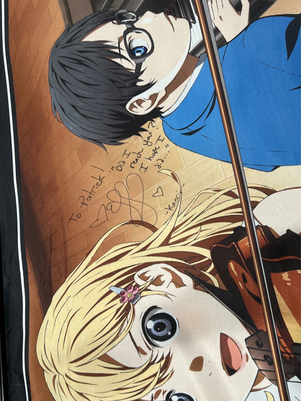 Your Lie In April Fabric Poster   art collectible - Main Image 2