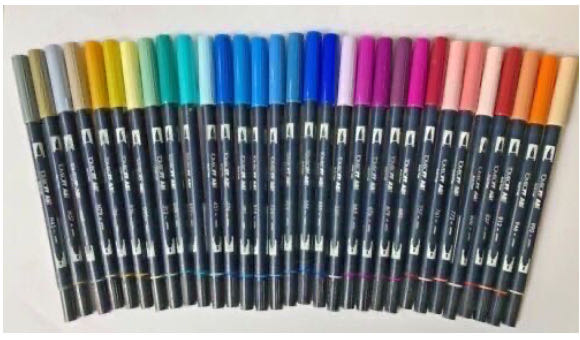 Tombow 020 Peach • 56501 Dual Brush Pen Art Marker 1-pack  art collectible [Barcode 085014565011] - Main Image 4