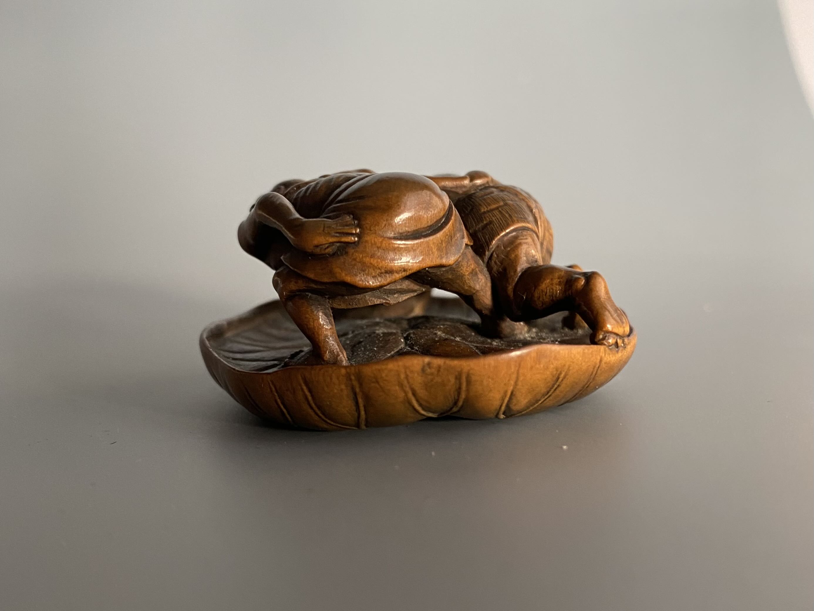 Jizo Bosatsu and Oni - Meikeisai Hojitsu art collectible - Main Image 2