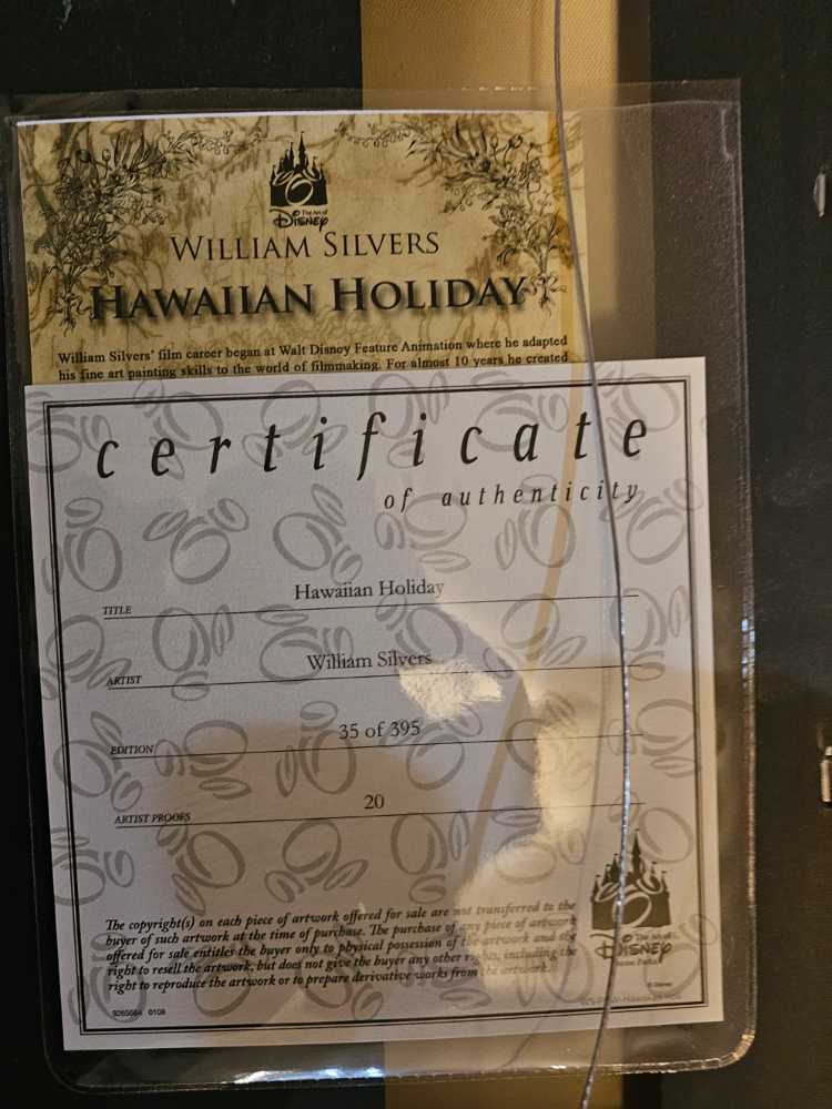 "Hawaiian Holiday” - William Silvers art collectible - Main Image 4