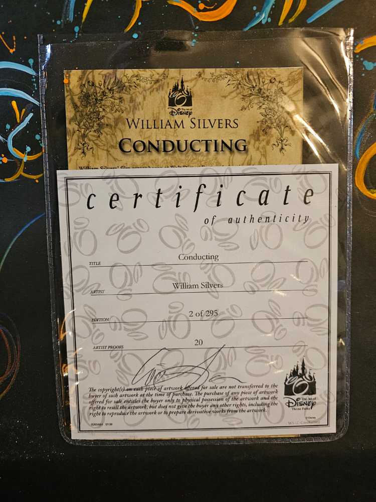 "Conducting” - William Silvers art collectible - Main Image 4