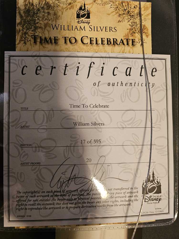 "Time To Celebrate” - William Silvers art collectible - Main Image 4