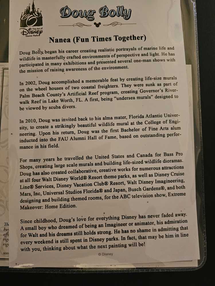 "Nanea (Fun Times Together)” - Doug Bolly art collectible - Main Image 2