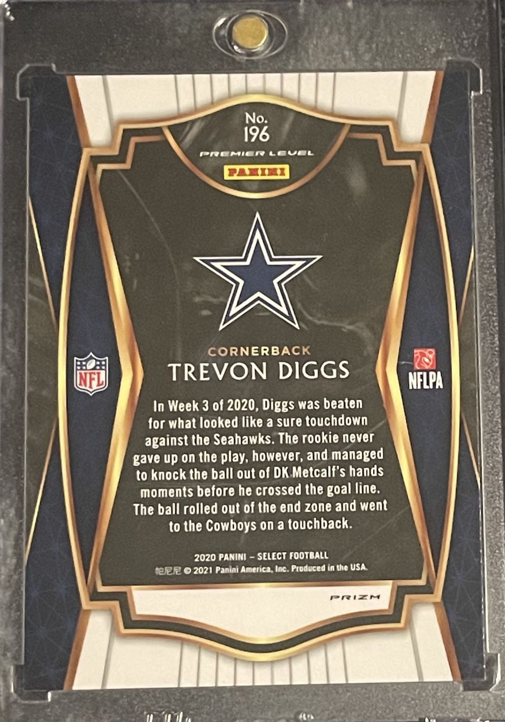 Trevon Diggs 2020 Select Cosmo  art collectible - Main Image 2