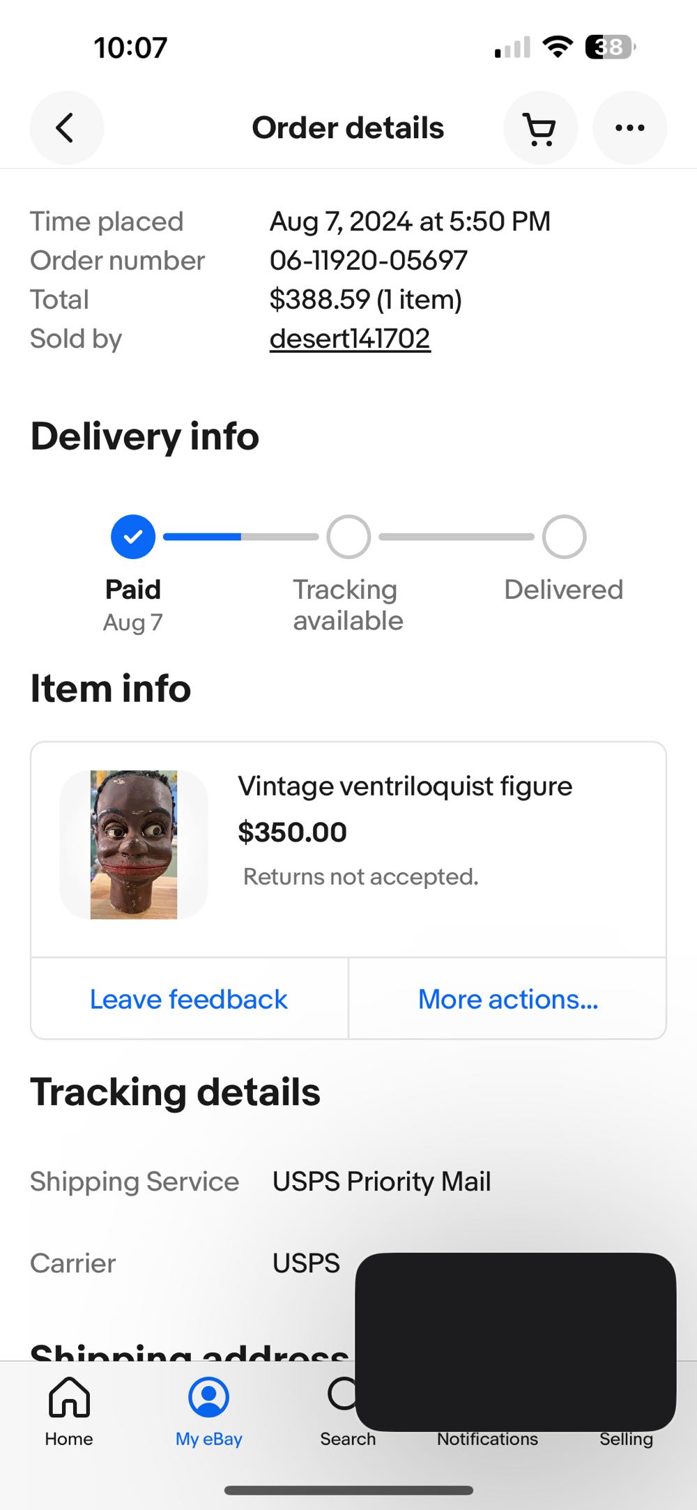 Black insull Customized  art collectible - Main Image 4