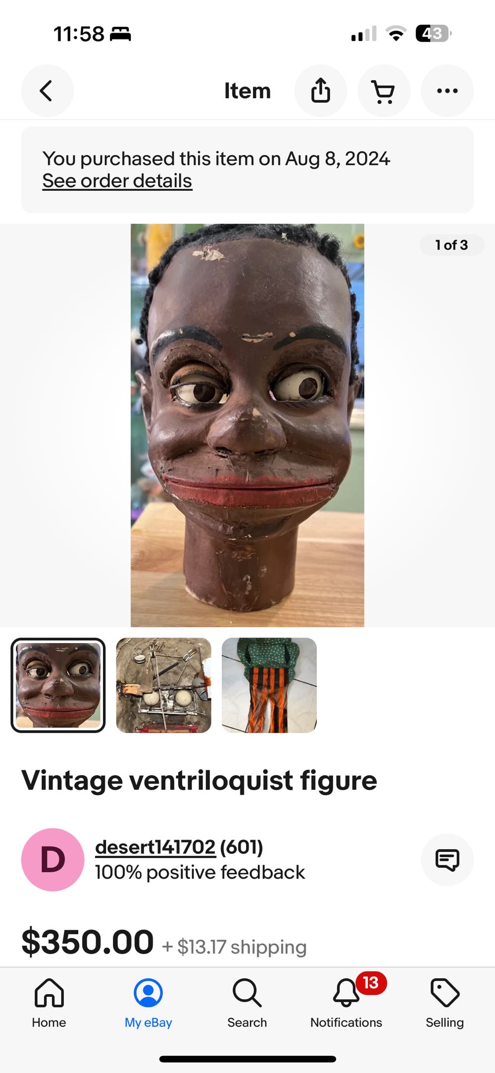 Insull Sambo - Leonard Insull art collectible - Main Image 4