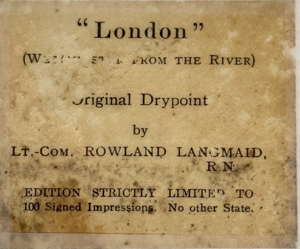 London - Rowland Langmaid art collectible - Main Image 2