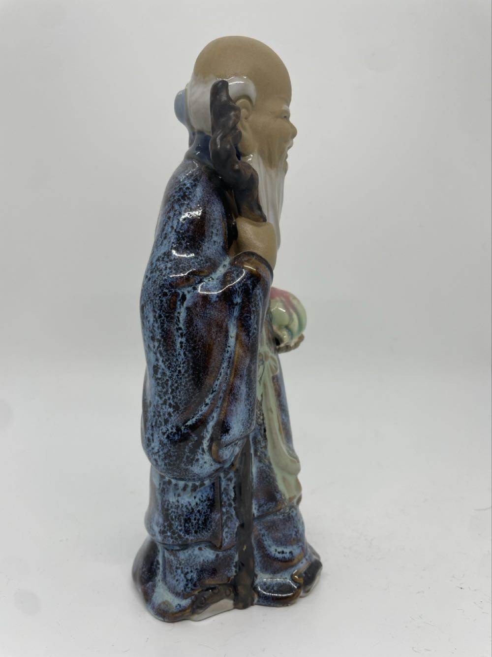 Chinese Shiwan Mudman 8in  art collectible - Main Image 4