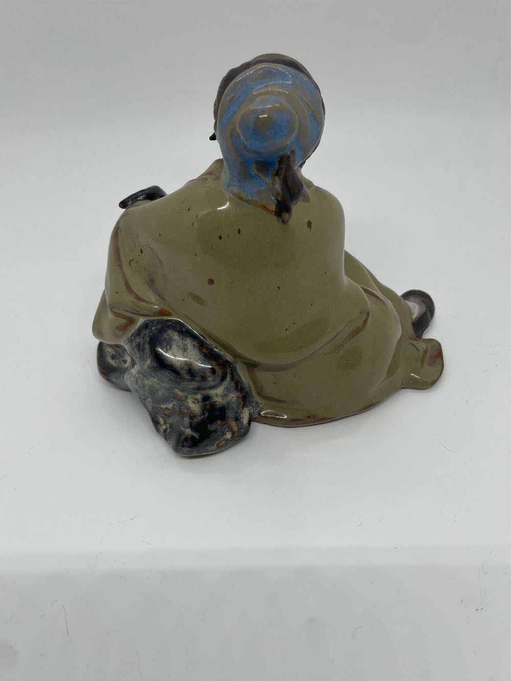 Chinese Wise Holy Mud Man Wanjiang Ewe Figure  art collectible - Main Image 3