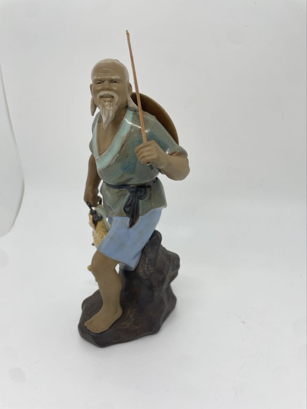 Chinese Plastic Brown Inmortal Figure