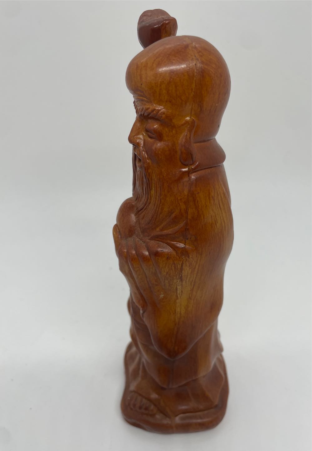 Chinese Plastic Brown Inmortal Figure  art collectible - Main Image 3