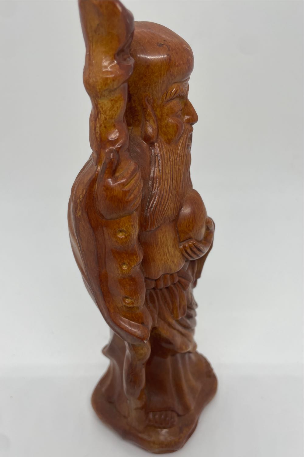 Chinese Plastic Brown Inmortal Figure  art collectible - Main Image 4