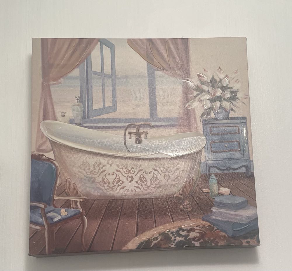 Bathroom Artwork Canvas Set  art collectible - Main Image 2
