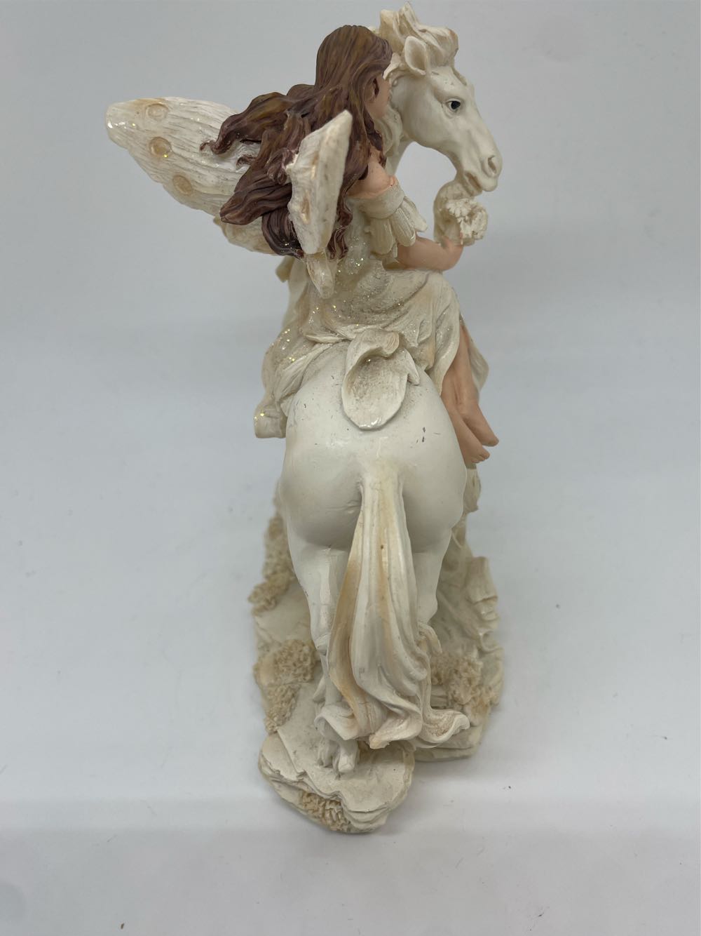 Fairy Riding White Horse  art collectible - Main Image 2