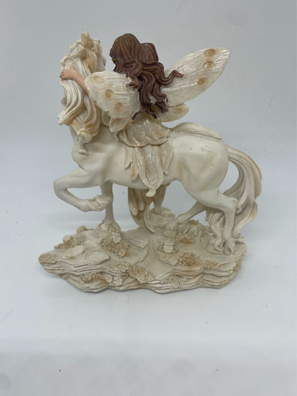 Fairy Riding White Horse  art collectible - Main Image 3