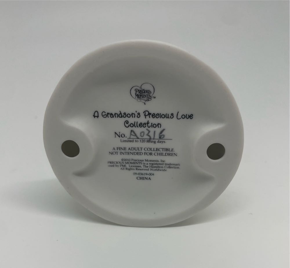 My Grandson, My Superstar Precious Moments - Enesco art collectible - Main Image 4