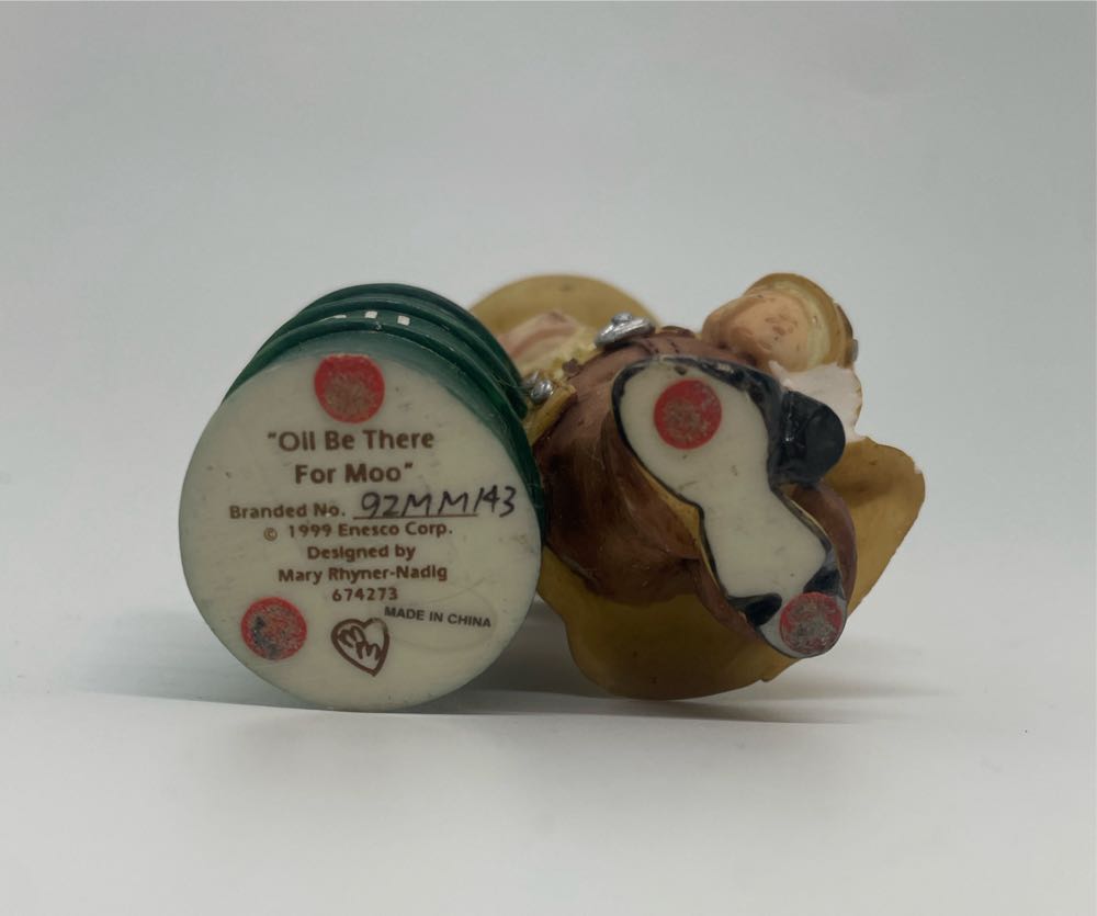 Oil Be There For Moo 1999 - Enesco art collectible - Main Image 4