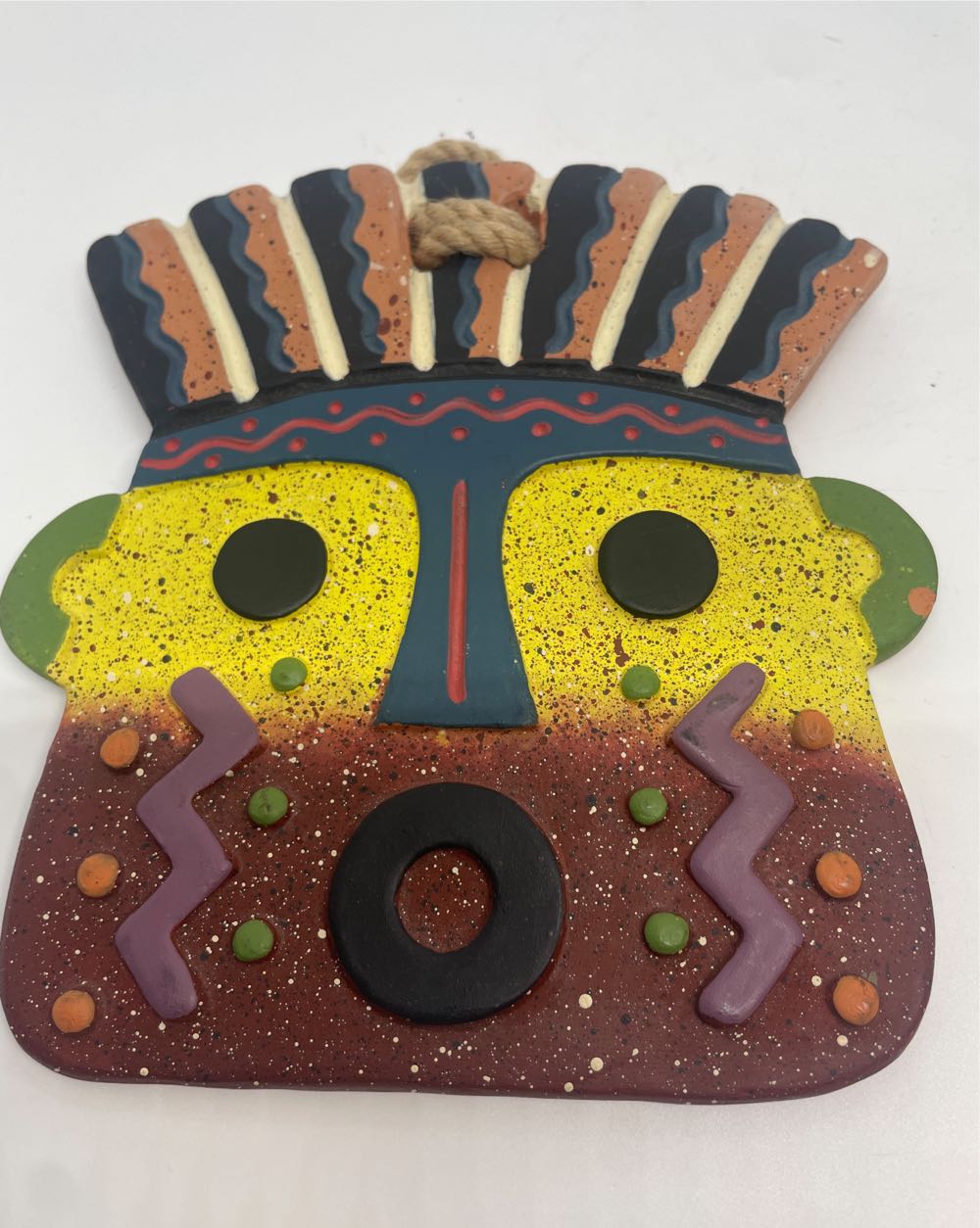 Handmade Mask From Peru  art collectible - Main Image 3