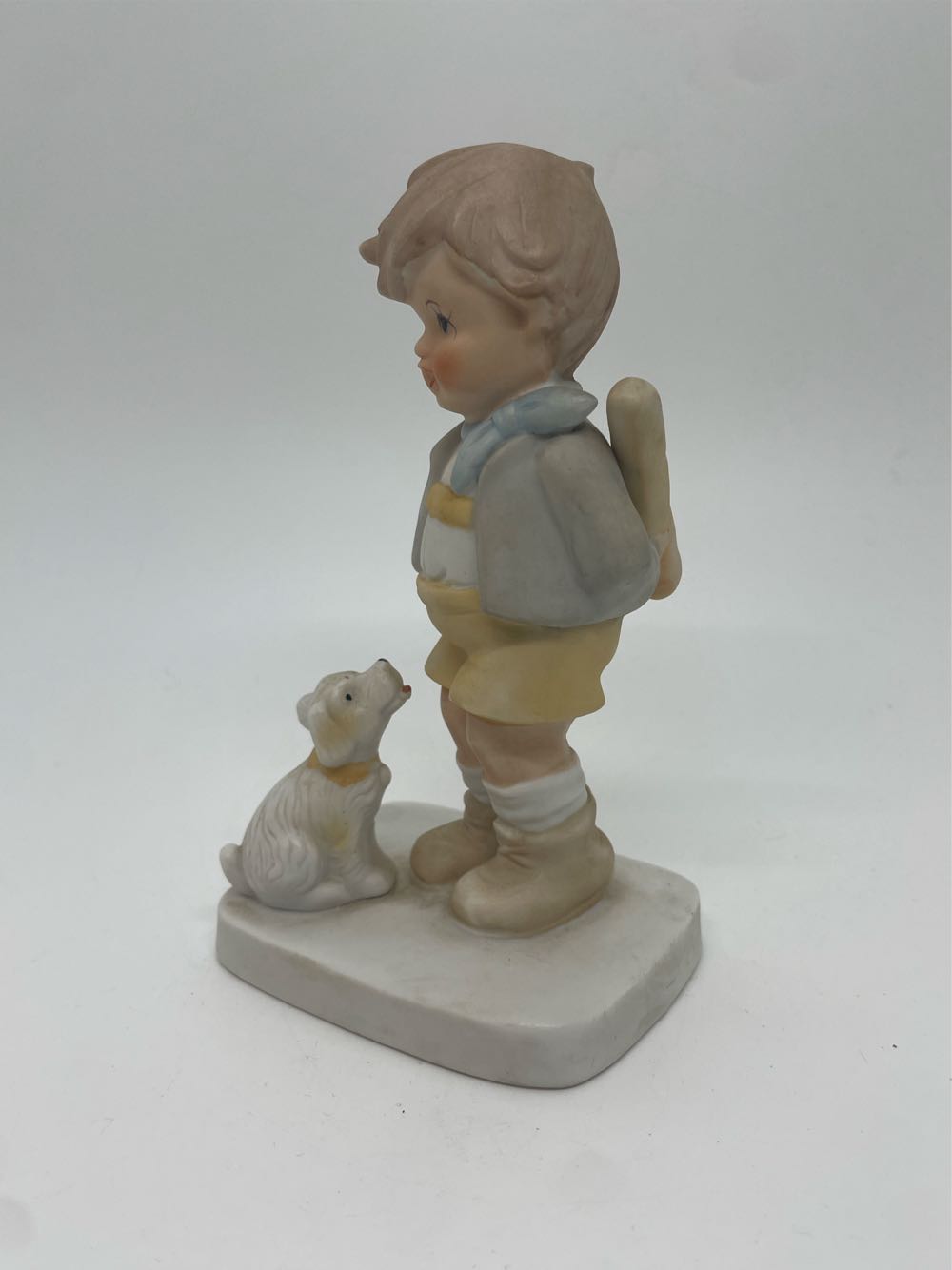 Boy Hiding Bread From Dog   art collectible - Main Image 2