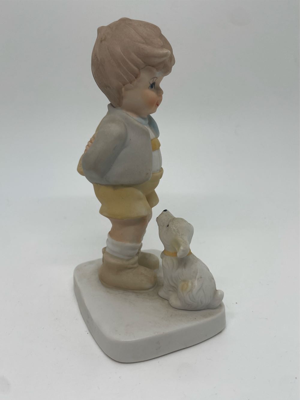 Boy Hiding Bread From Dog   art collectible - Main Image 4