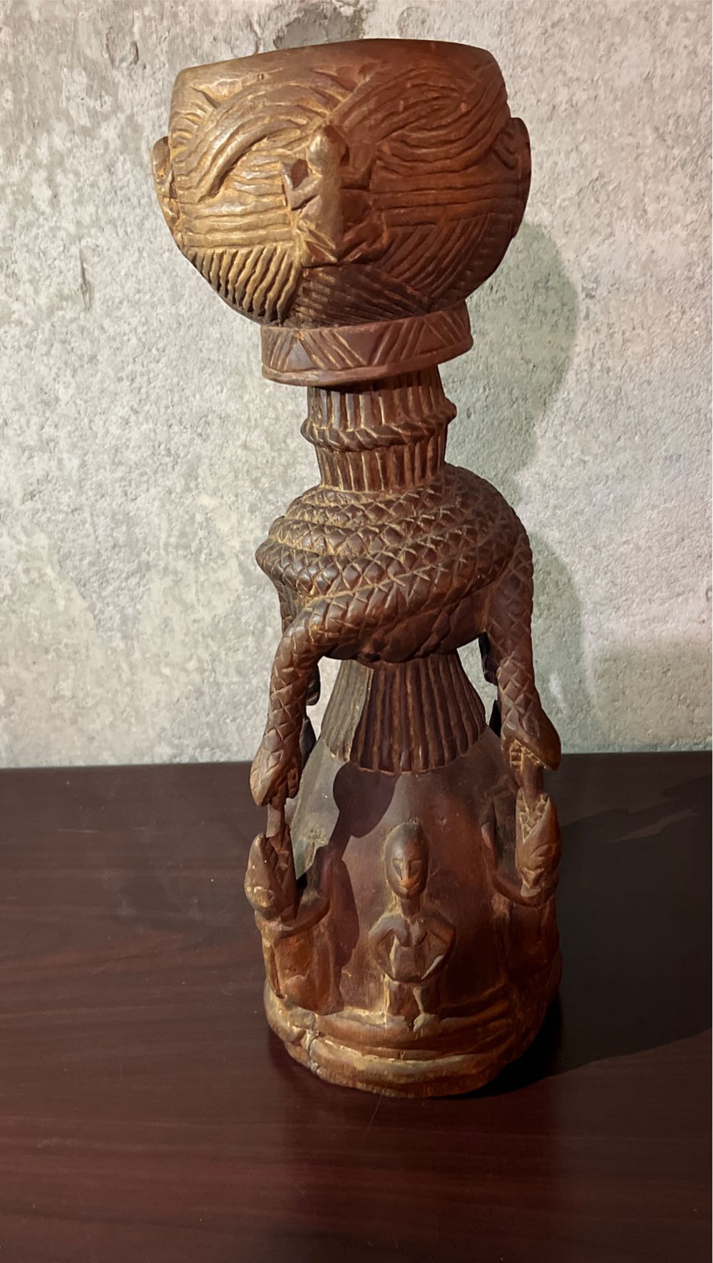 Wood Carving GL87  art collectible - Main Image 2