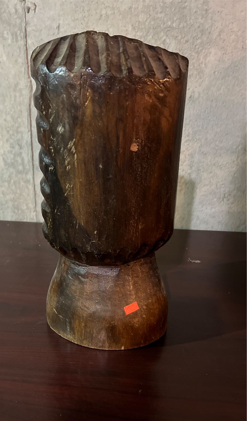 Wood Sculpture Head Gl88  art collectible - Main Image 3