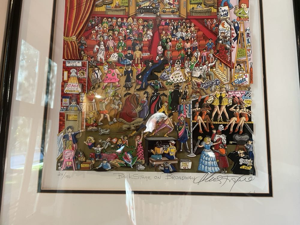 Back Stage On Broadway - Charles Fazzino art collectible - Main Image 2