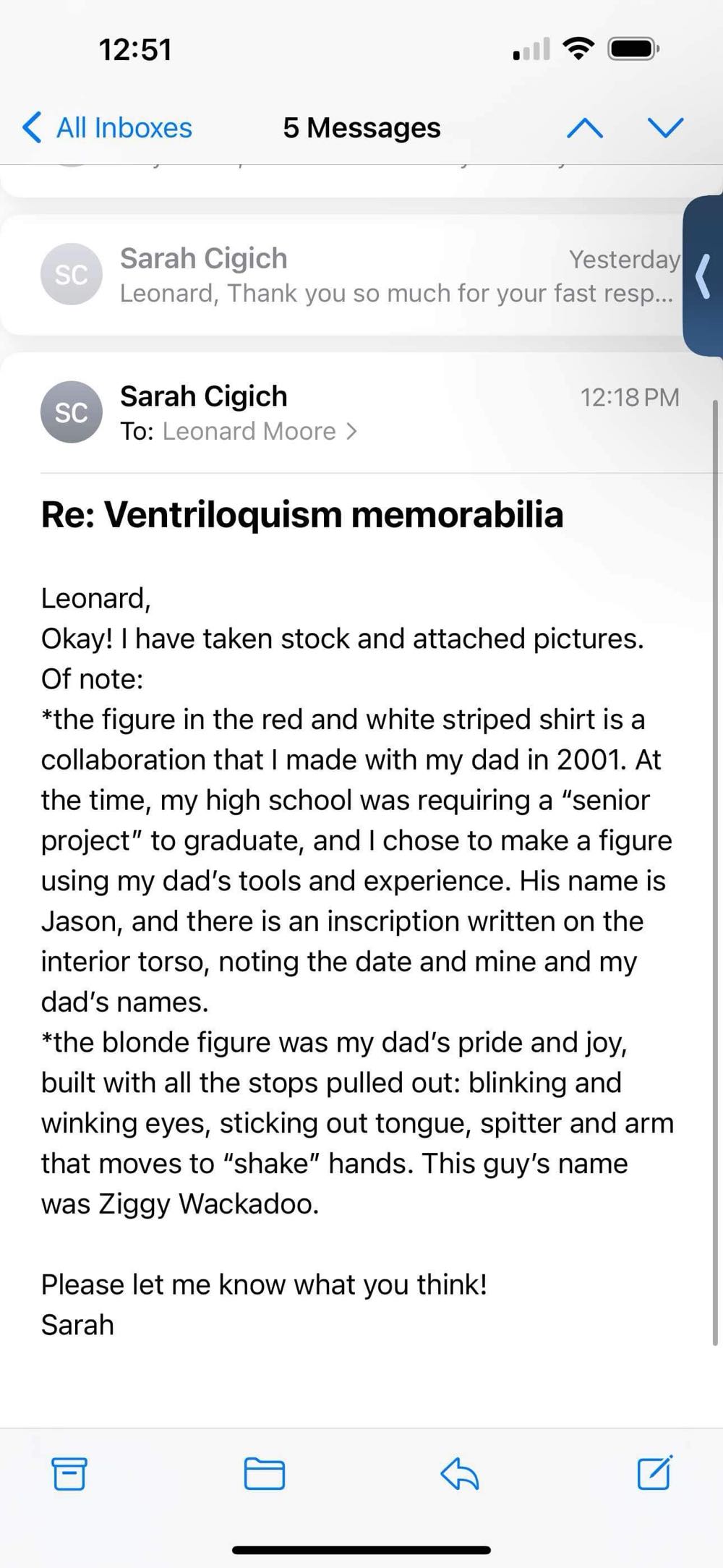 Price Ziggy Wackadoo - Richard “Rick” Price art collectible - Main Image 2