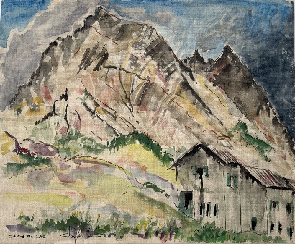 018- West Coast Of >Britany, View From My Bedroom Window 2016, Cime Du Lac,Vallée Des Merveilles -  2022 - Cheryl Mae Lobe Therias art collectible - Main Image 3