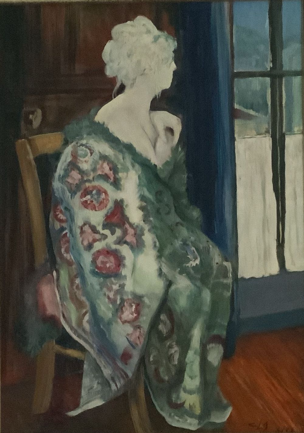 1) Wistful Thinking During Lock Down 2020 , 80x60, 2) The Rose Bowl, Place Godeau 2016,65x55cm; Ode TL During Lockdown, 2020, 50x60cm;4) Harvesting Grapefruit From The Garden During Lockdown,27x41cm, 2021 - Cheryl Mae Lobe Therias art collectible - Main Image 3