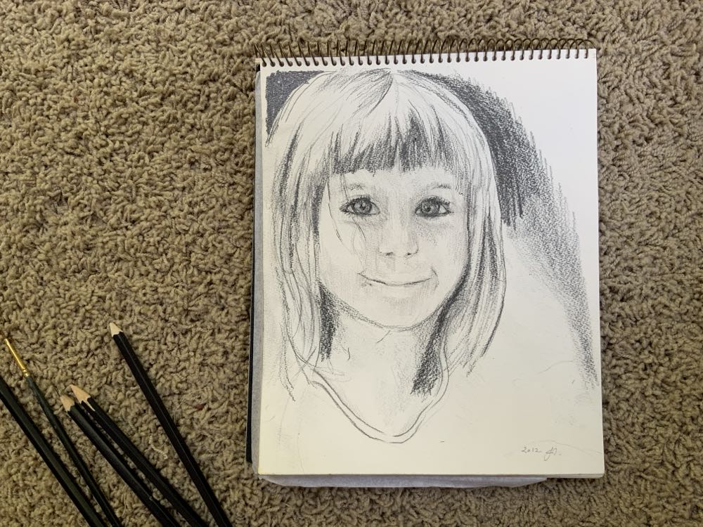 010- Marie With Her Clothes On - Cheryl Mae Lobe Therias art collectible - Main Image 4