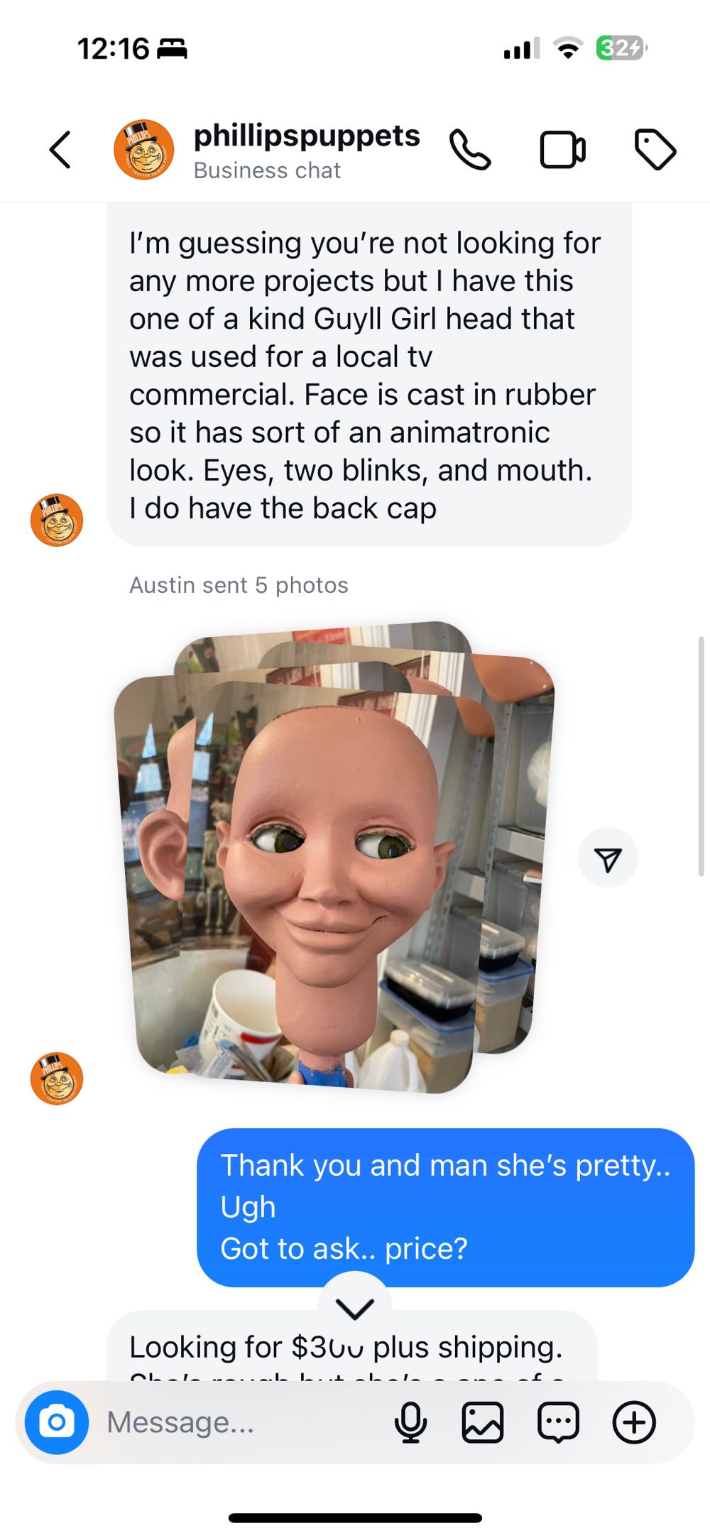 Guyl girl - Ray Guyll art collectible - Main Image 3