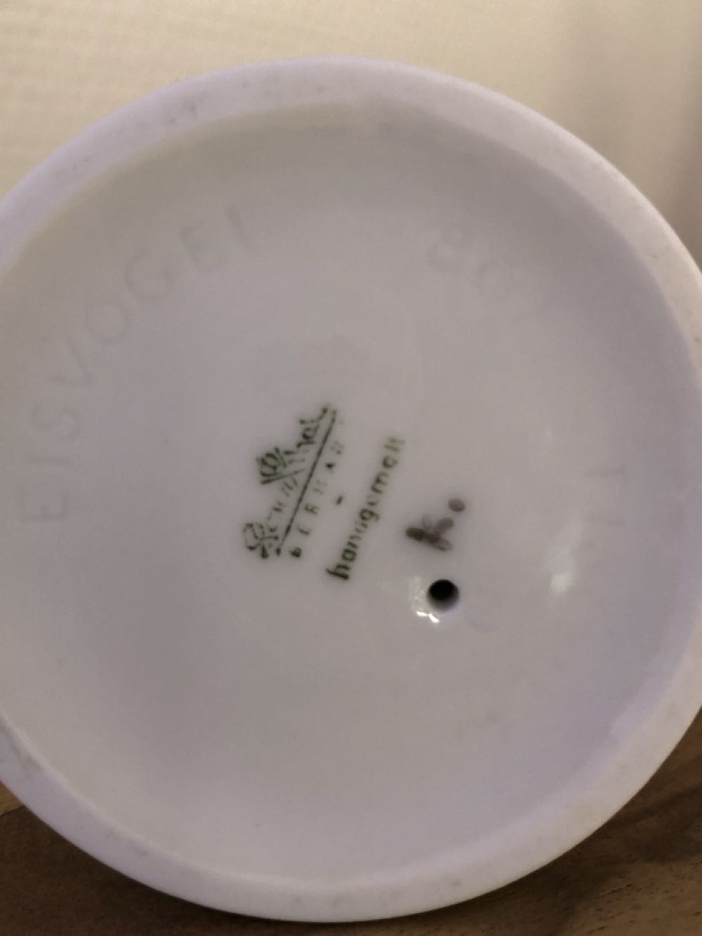 Rosenthal, Josef Fischer: Eisvogel - Josef Fischer art collectible - Main Image 2