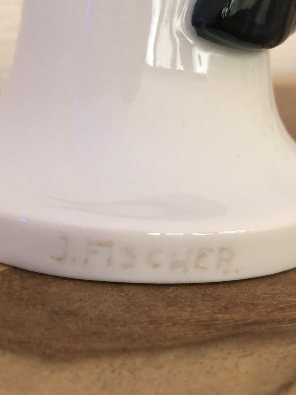 Rosenthal, Josef Fischer: Eisvogel auf Postament - Josef Fischer art collectible - Main Image 2