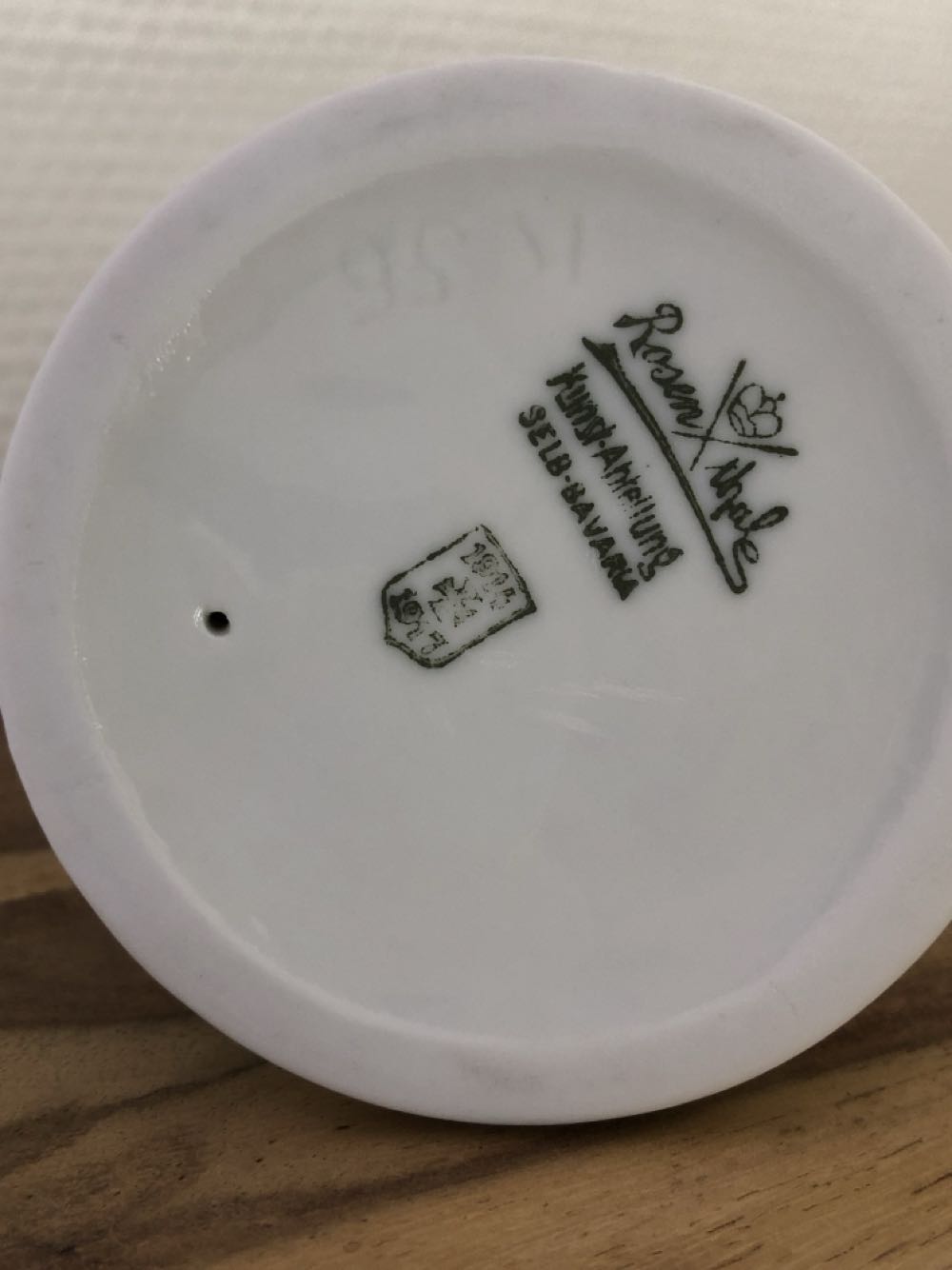 Rosenthal, Josef Fischer: Eisvogel auf Postament - Josef Fischer art collectible - Main Image 3