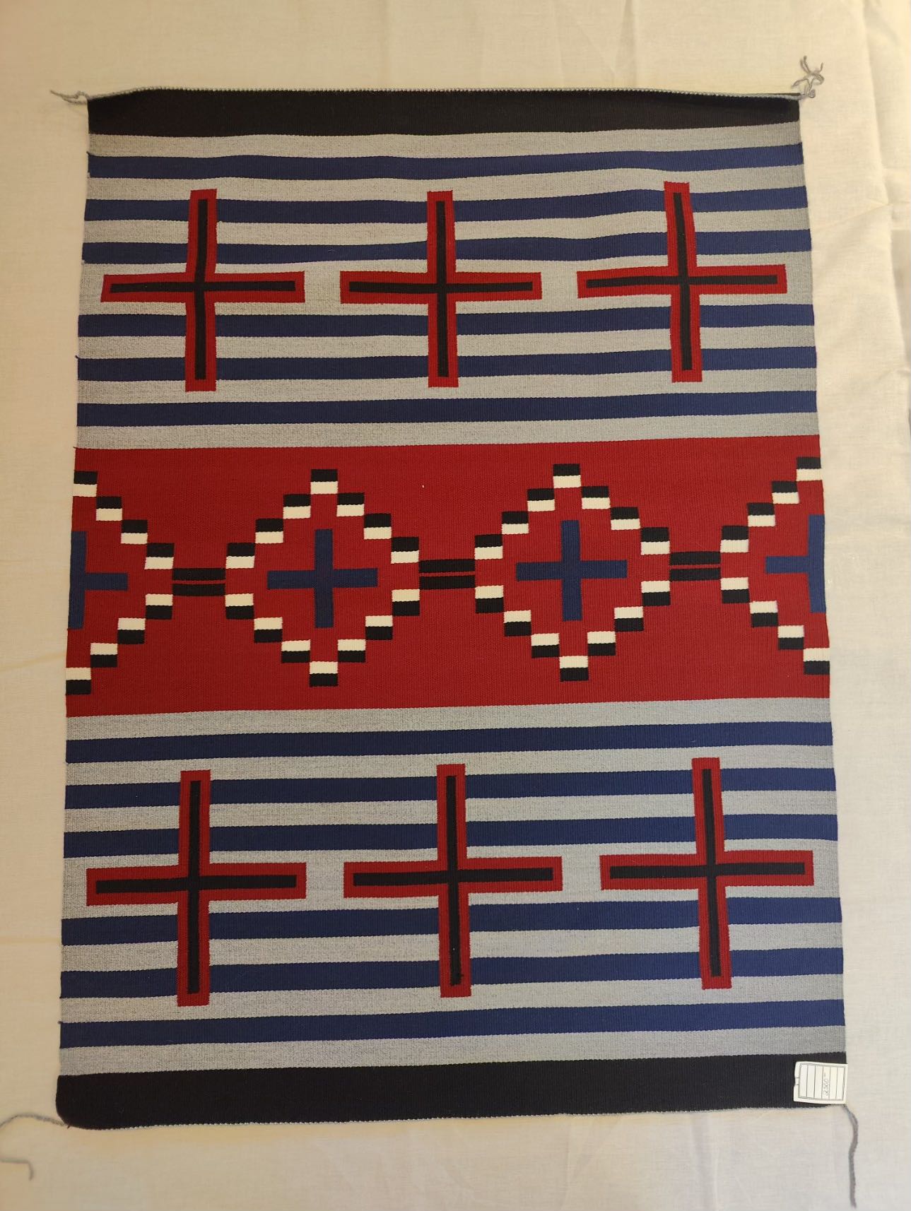 Chief’s Pattern Navajo Rug  art collectible - Main Image 4