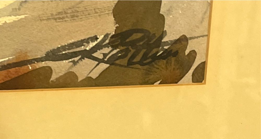 Docked Sailboat - Kenneth Potter art collectible - Main Image 2