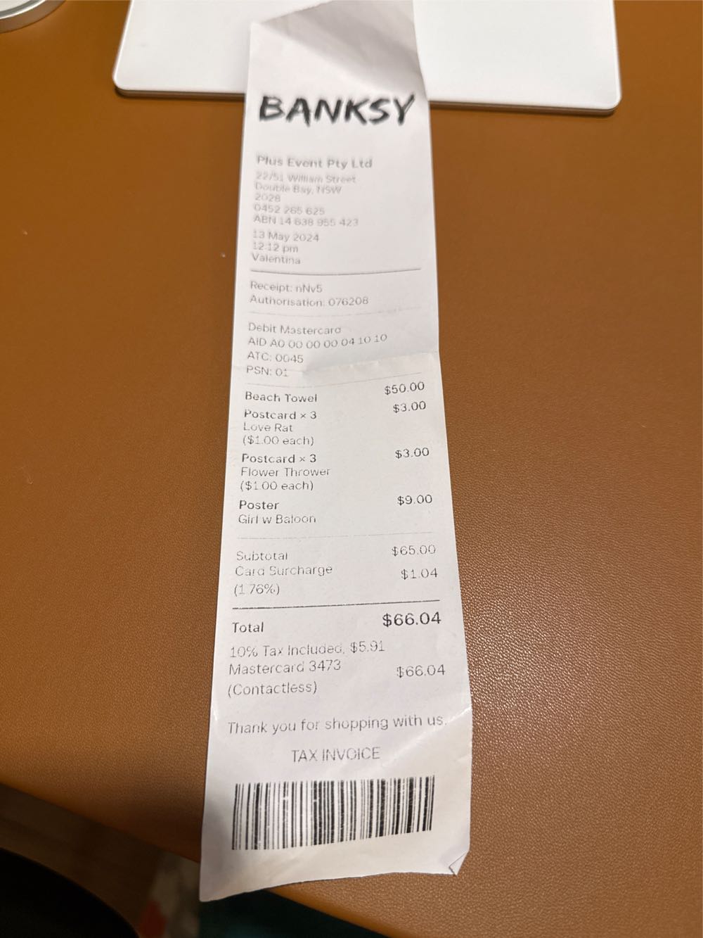 Banksy Beach Towel  art collectible - Main Image 2