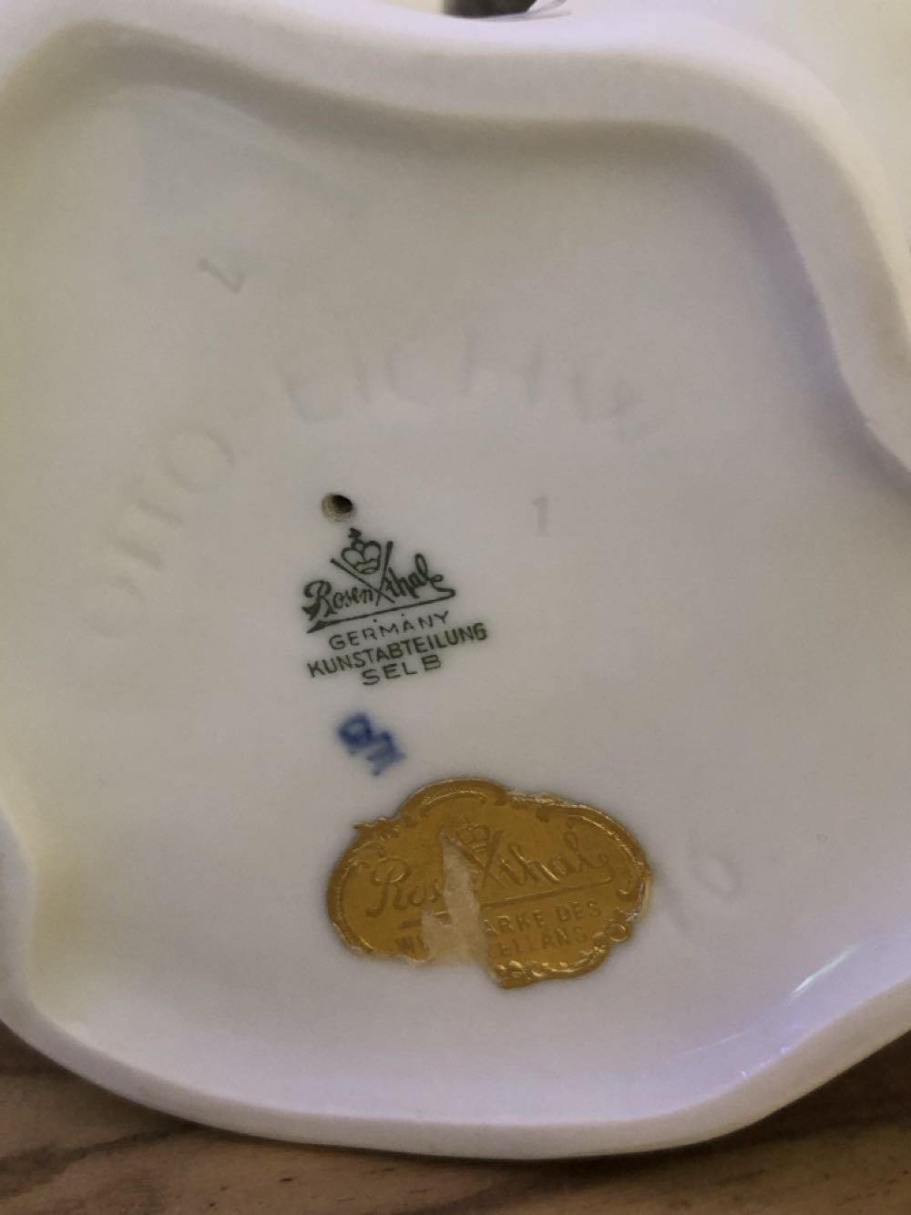 Rosenthal, Edmund Otto-Eichwald: Amselgruppe - Edmund Otto-Eichwald art collectible - Main Image 2