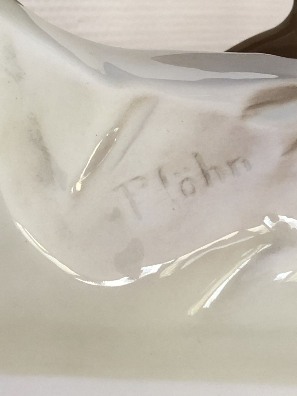 Schierholz Plaue, P. Höhn: Fuchs - P. Höhn art collectible - Main Image 2